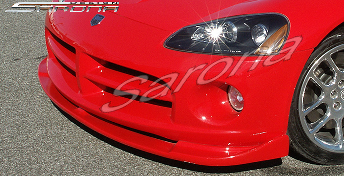 Custom Dodge Viper Front Bumper Add-on  Coupe Front Add-on Lip (2003 - 2010) - $490.00 (Part #DG-003-FA)